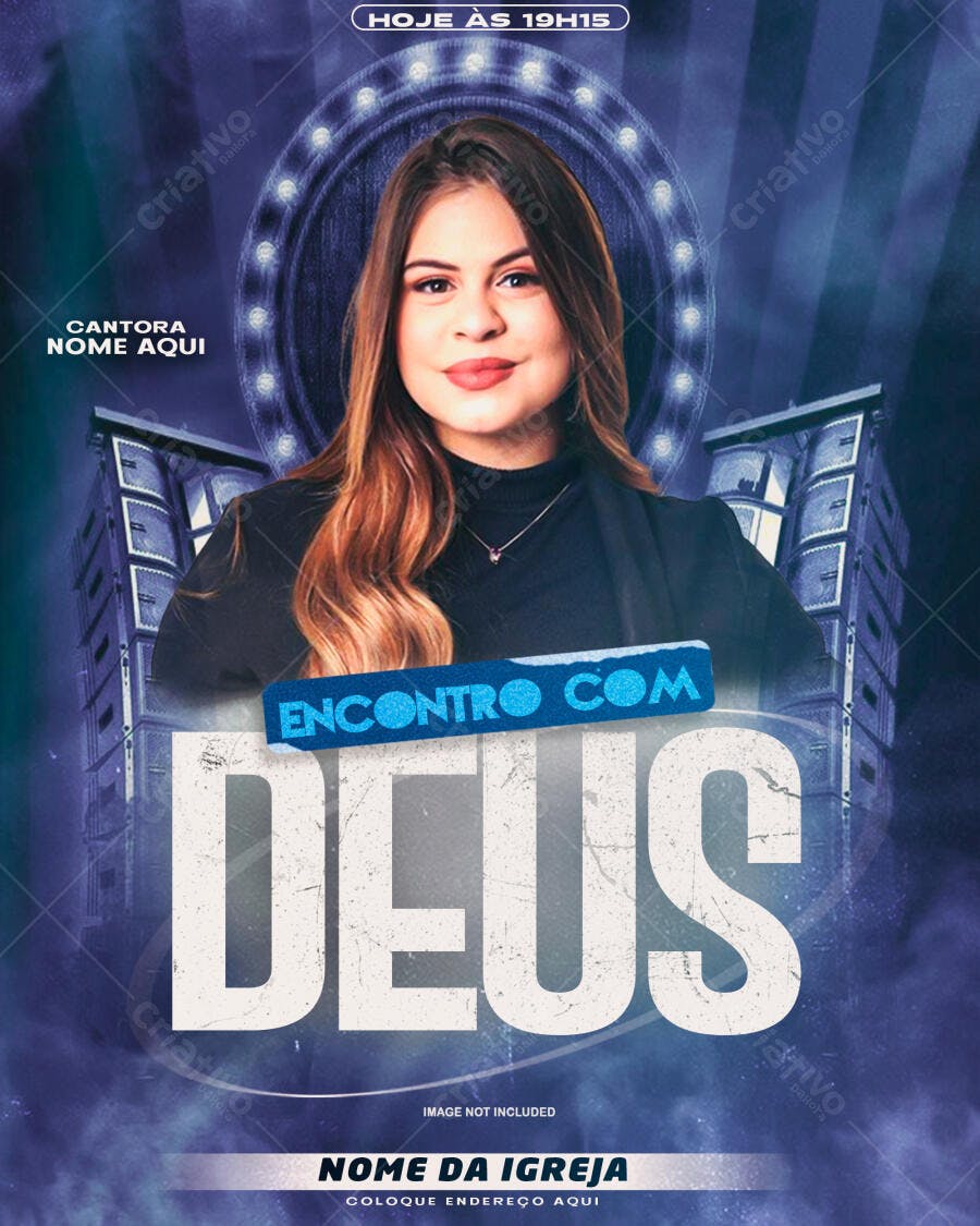 Flyer para Evento Religioso PSD Editável