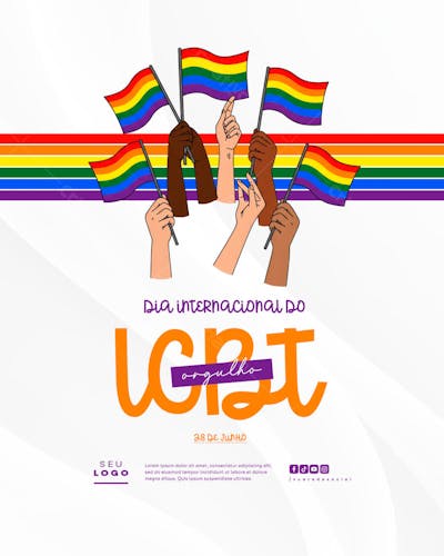 Dia Internacional do Orgulho LGBT 28 de junho social media feed (3)
