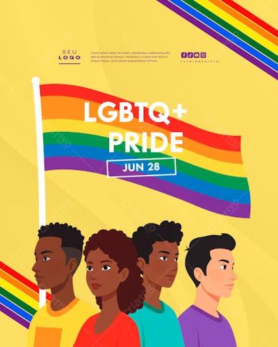 Dia Internacional do Orgulho LGBT 28 de junho social media feed (5)