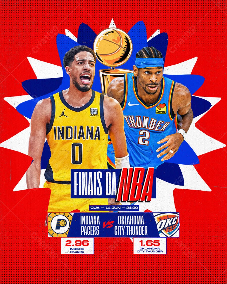 Flyer Finais NBA PSD Editável