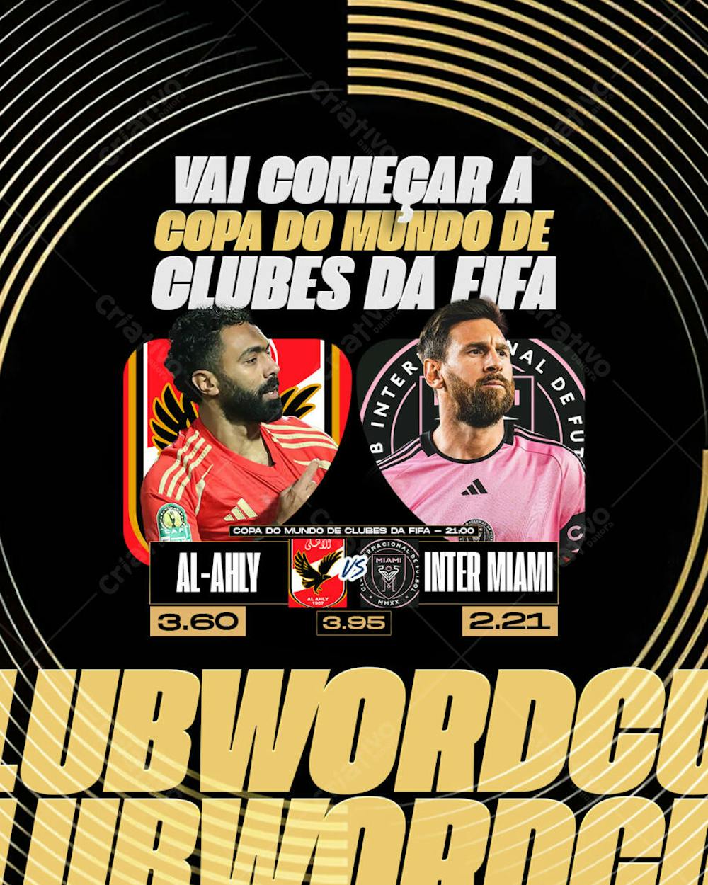 Jogo do Dia - Mundial de Clubes - Al-Ahly X Inter Miami