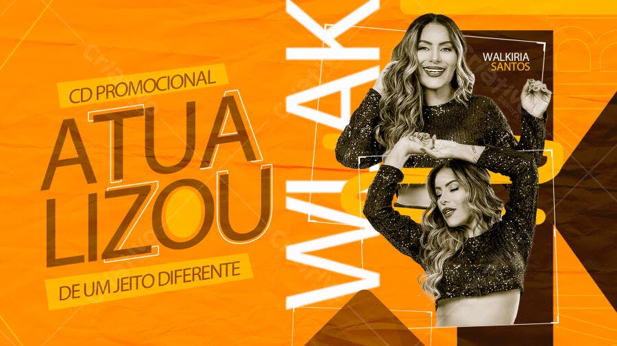 Capa para CD Promocional PSD Editável