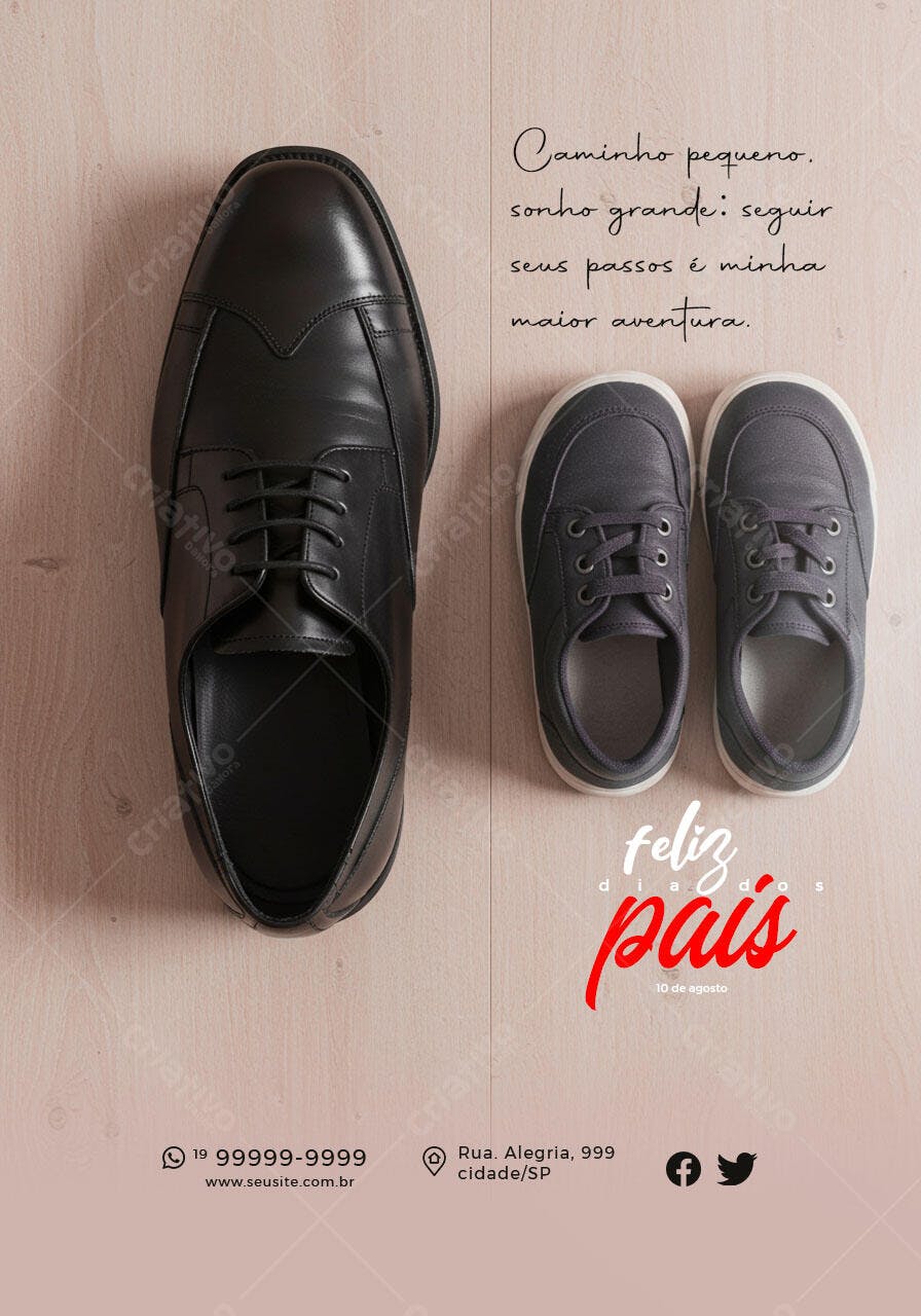 Flyer Dia dos Pais PSD Editável