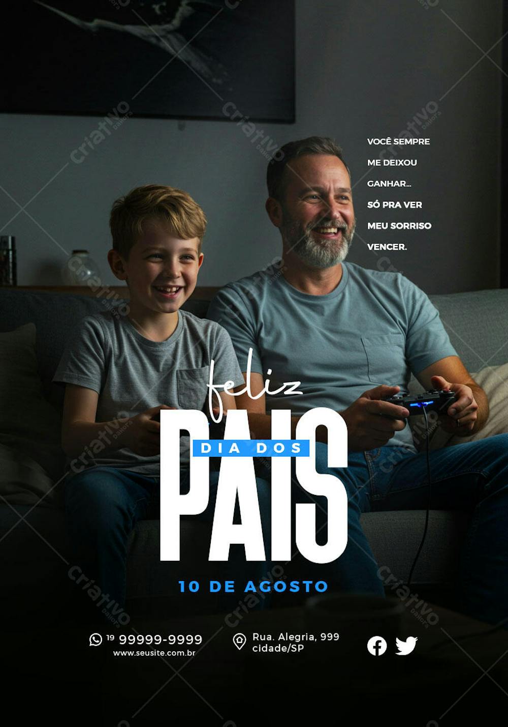 DIA DOS PAIS 10 DE AGOSTO 16