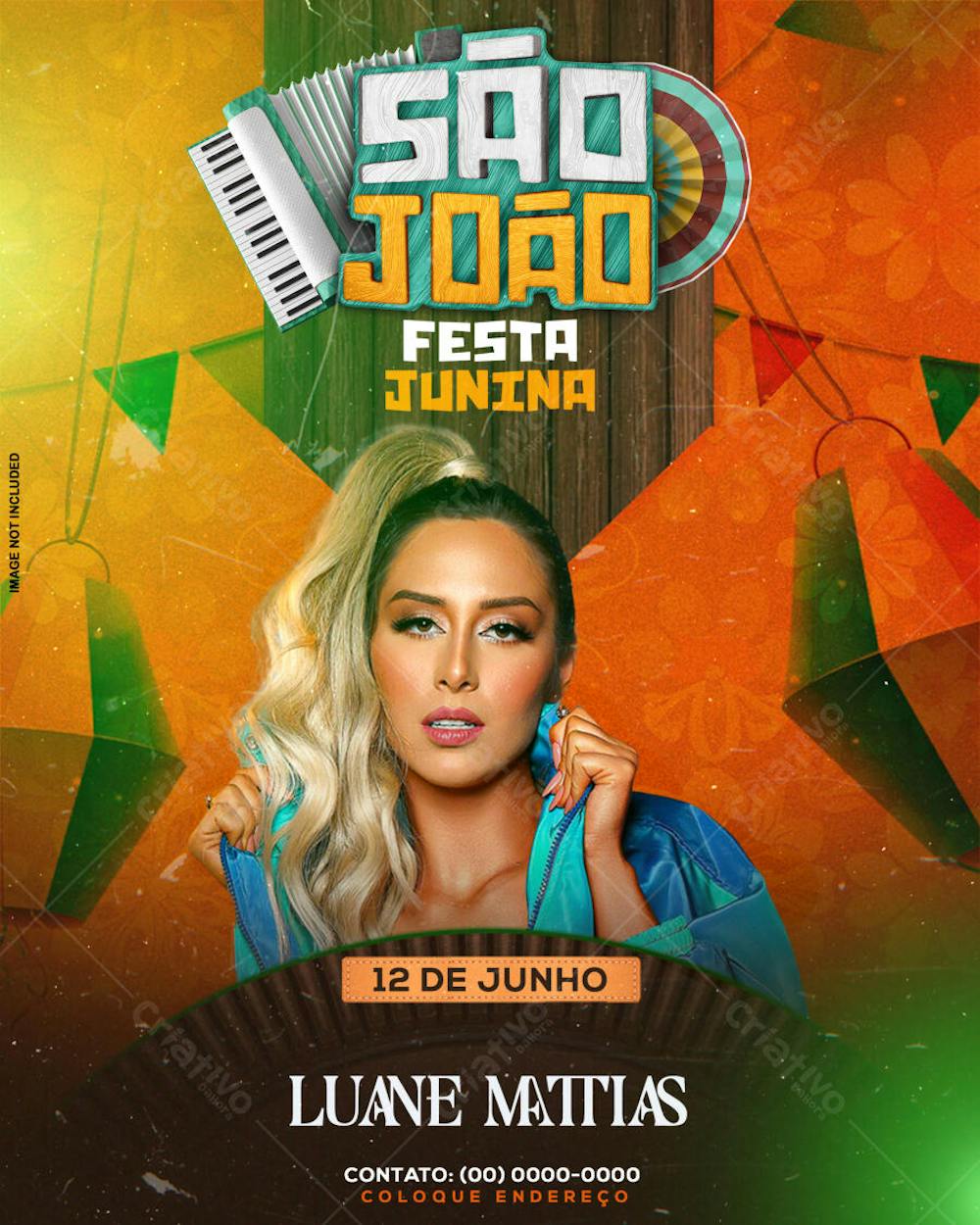 são joão festa junina - flyer