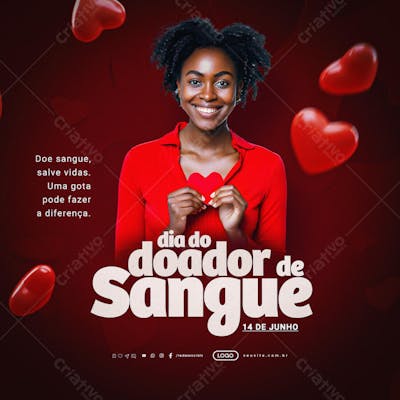 DIA DO DOADOR DE SANGUE 14 DE JUNHO DOE CAMPANHA 2025