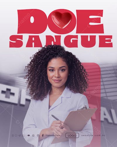 FLYER DIA DO DOADOR DE SANGUE 14 DE JUNHO DOE CAMPANHA 2025 14 DE JUNHO