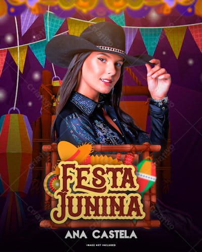 AGENDA DE SHOWS FESTA JUNINA ANA CASTELLA- SÃO JOÃO