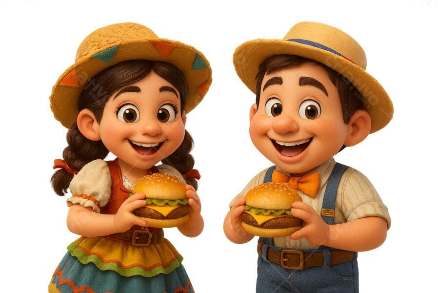 Post Instagram Festa Junina PNG com fundo transparente