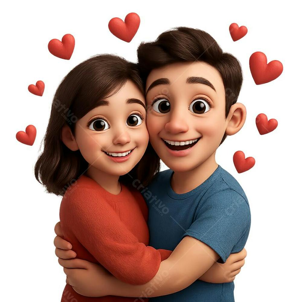 Casal apaixonado png
