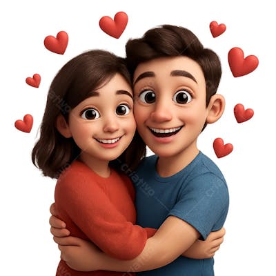 Casal apaixonado png