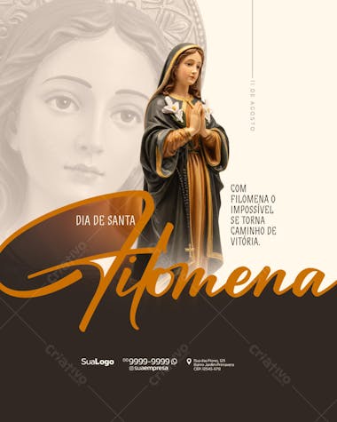 Social Media Dia de Santa Filomena (2)