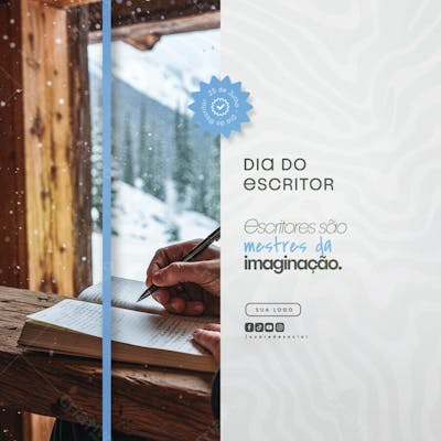 25 de Julho - Dia do Escritor - Flyer Social Media PSD Editável (5)