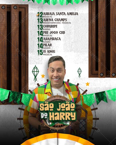 Agenda da Semana São João - Harry