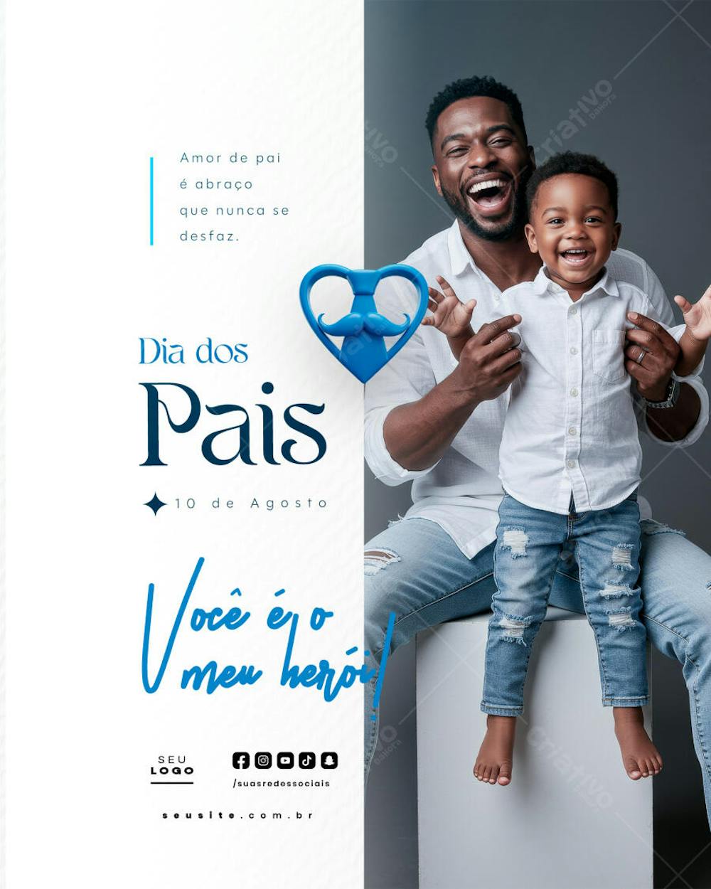 Dia dos Pais Agosto social media post editável feed (24)