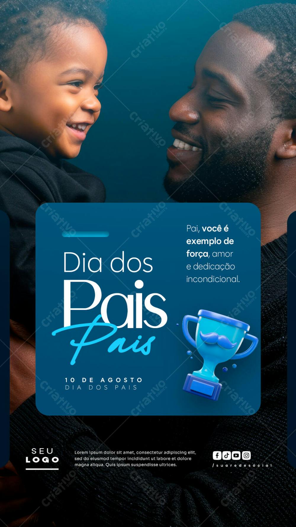 Dia dos Pais Agosto social media post editável story (5)