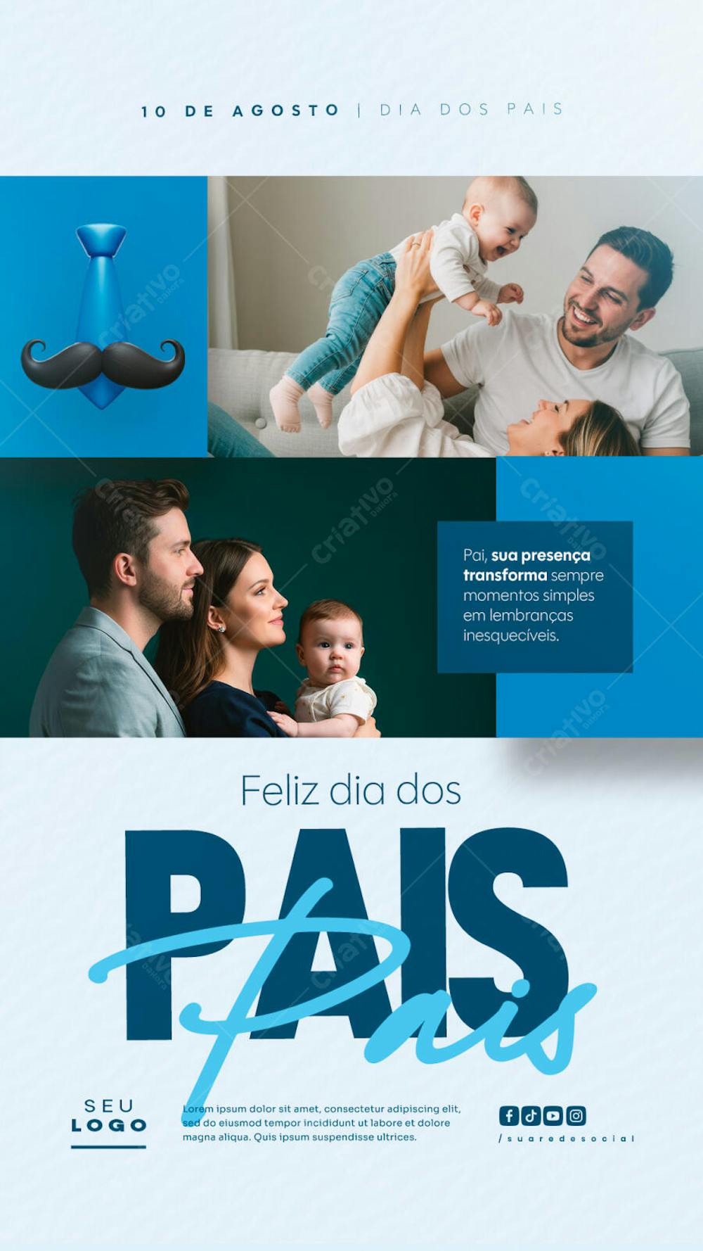 Dia dos Pais Agosto social media post editável story (8)