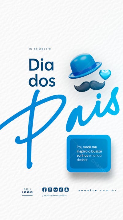 Dia dos Pais Agosto social media post editável story (14)
