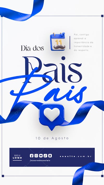 Dia dos Pais Agosto social media post editável story (42)