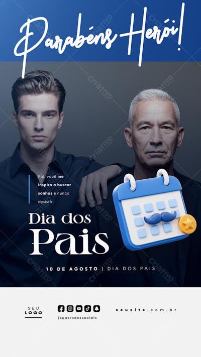 Dia dos Pais Agosto social media post editável story (39)