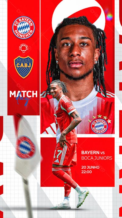 FLYER MATCHDAY OLISE BAYERN MUNIQUE