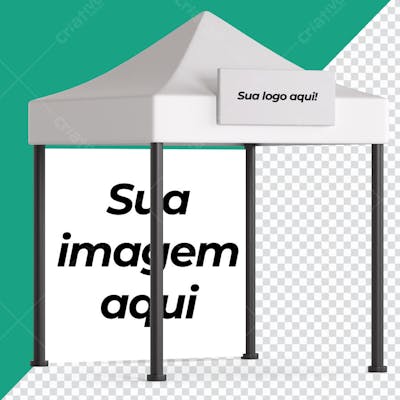 Tenda Evento Mockup Logo png