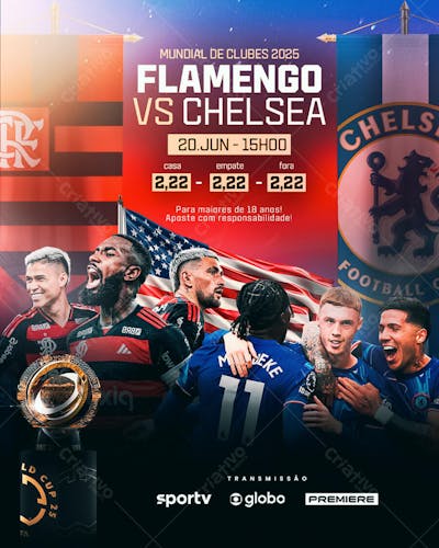 FLAMENGO X CHELSEA MUNDIAL DE CLUBES 2025 CASSINO ONLINE FUTEBOL