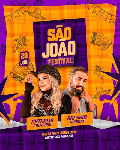 flyer de show festa junina, arraia, arraial de são joão (30)
