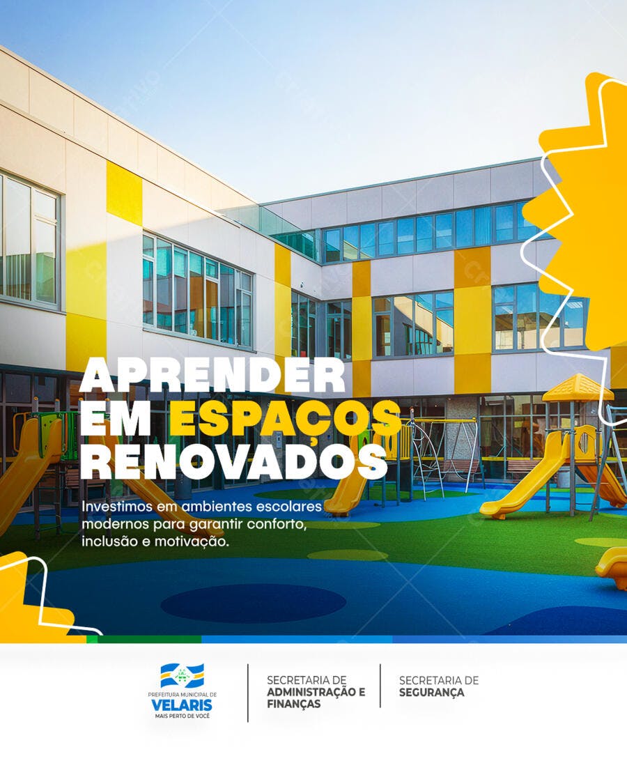 Post para Escola PSD Editável