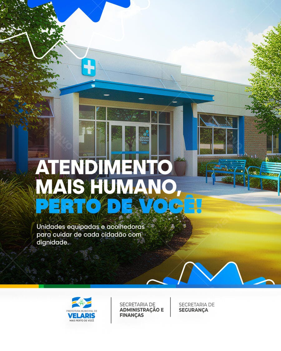 Flyer para Serviço Público PSD Editável