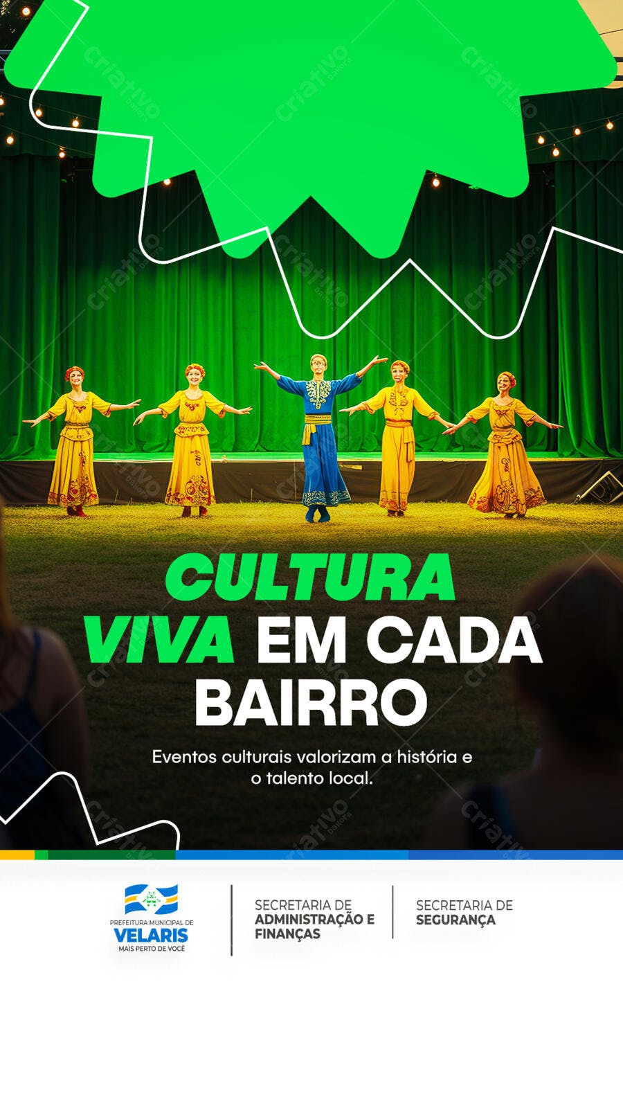 Flyer para Evento Cultural PSD Editável