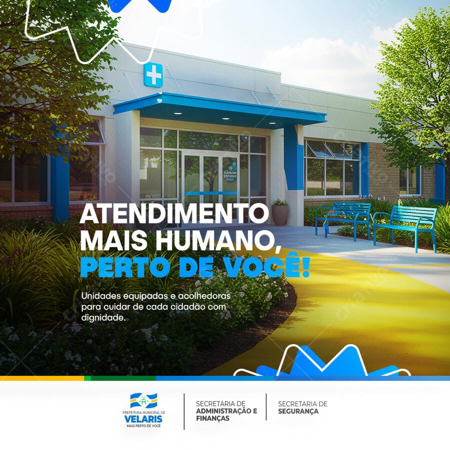 PSD para Campanha de Saúde Pública Editável