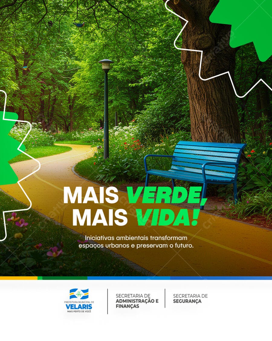 Post para Campanha Meio Ambiente PSD Editável