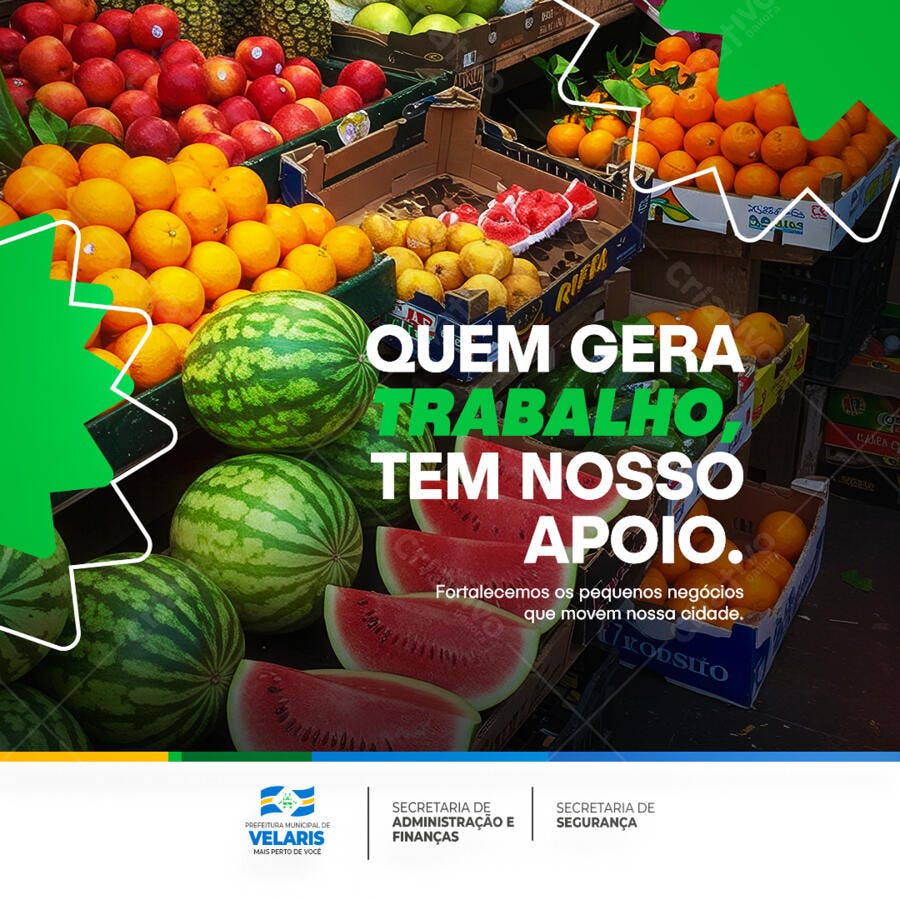 Postagem de Apoio a Pequenos Negócios PSD Editável