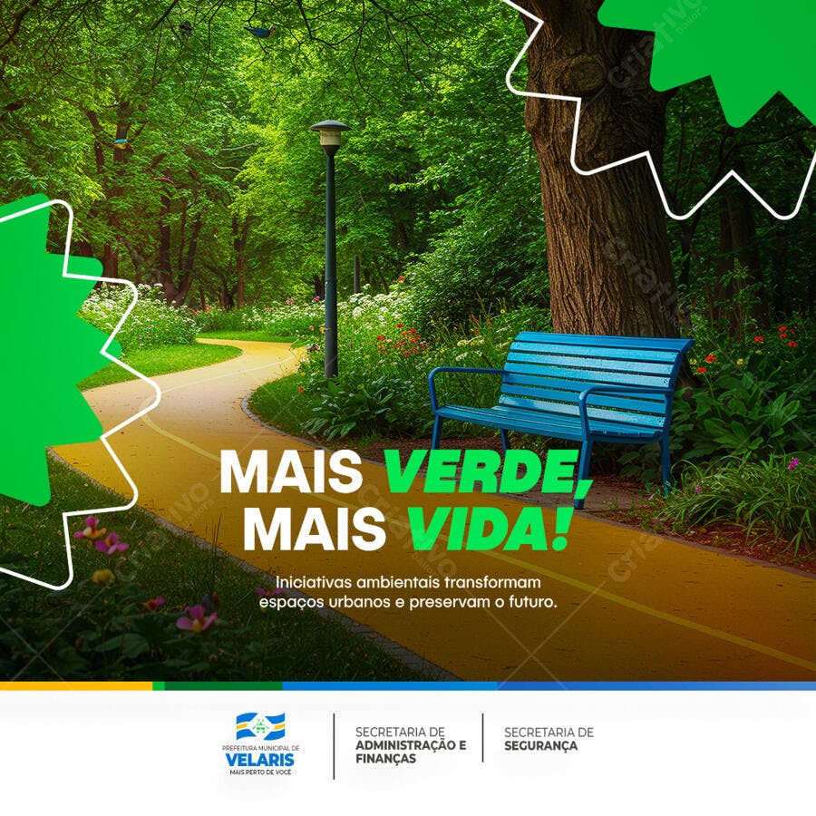 Post para Campanha Meio Ambiente PSD Editável