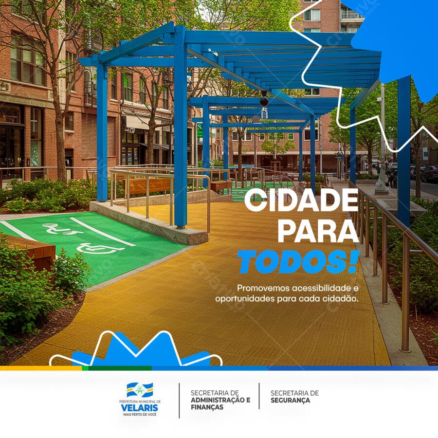 PSD Postagem Acessibilidade para Cidade Inclusiva