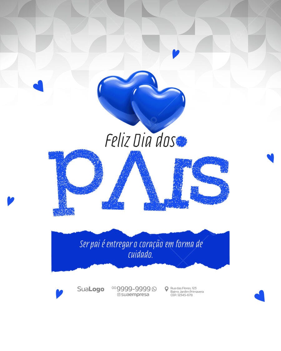 Flyer Dia dos Pais PSD Editável