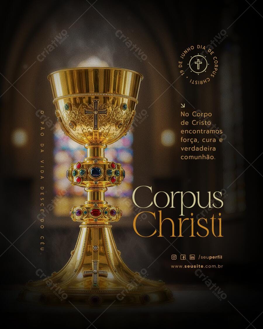 Flyer Corpus Christi PSD Editável