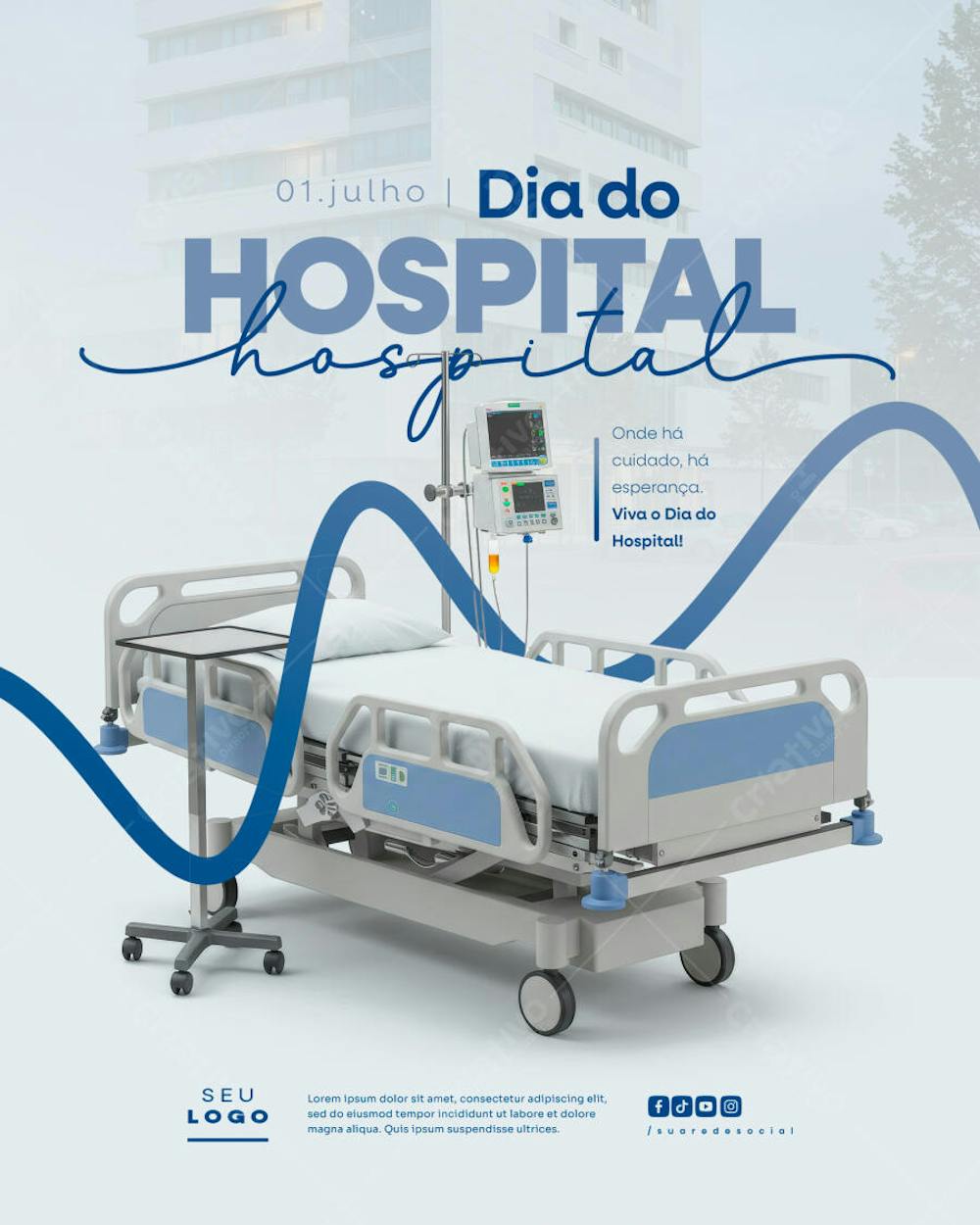 Dia do Hospital 01 de julho social media data comemorativa feed (3)
