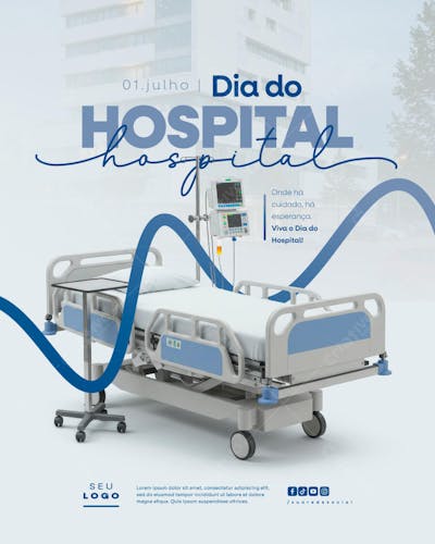 Dia do Hospital 01 de julho social media data comemorativa feed (3)