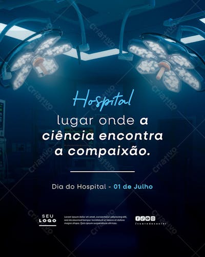 Dia do Hospital 01 de julho social media data comemorativa feed (4)