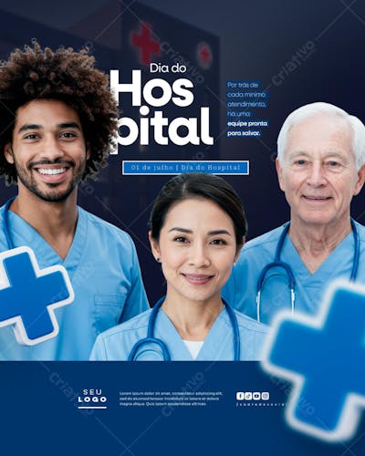 Dia do Hospital 01 de julho social media data comemorativa feed (6)