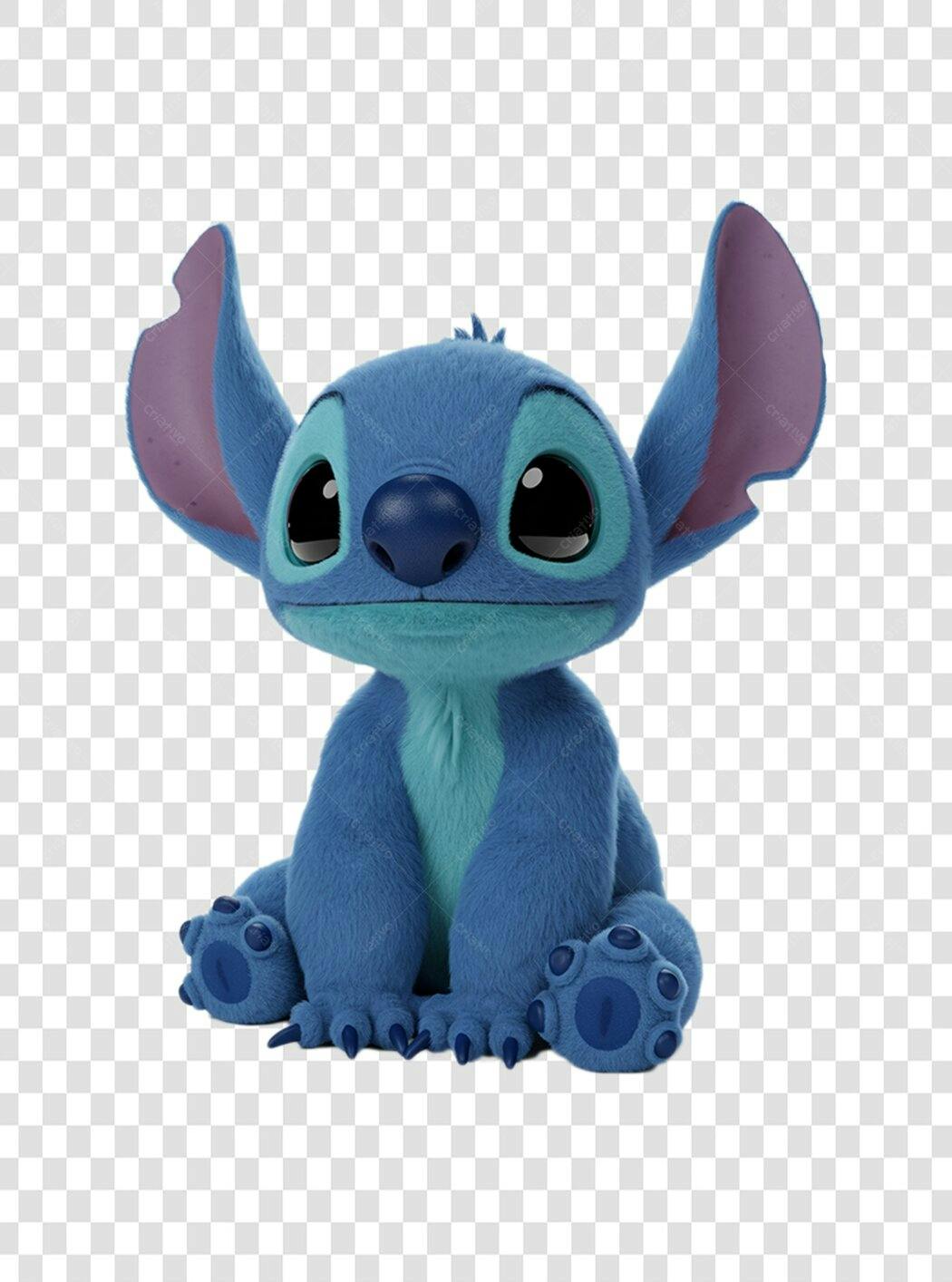 Sticker Stitch PNG com fundo transparente