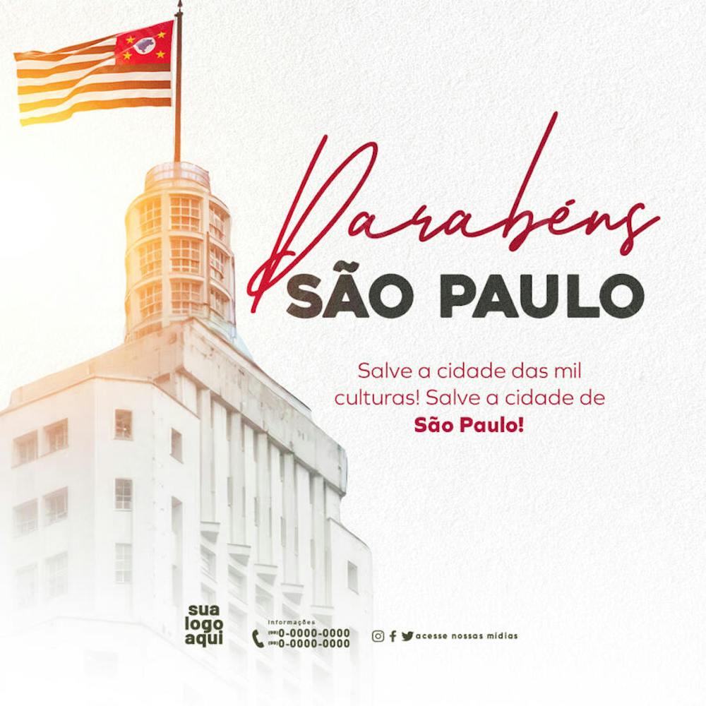 FELIZ ANIVERSÁRIO SÃO PAULO FEED
