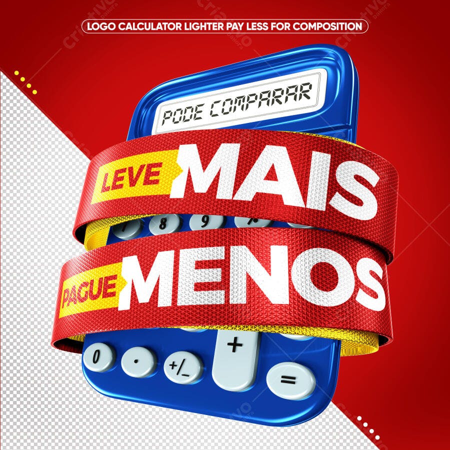 Banner Promocional Leve Mais Pague Menos PSD Editável