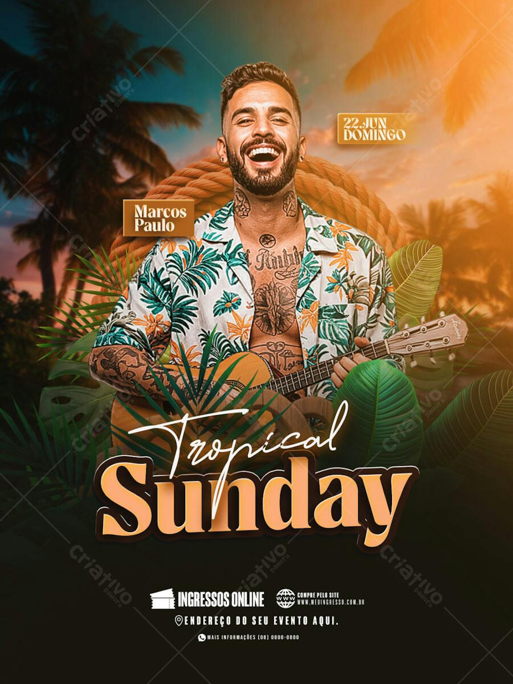 Flyer Tropical Sunday