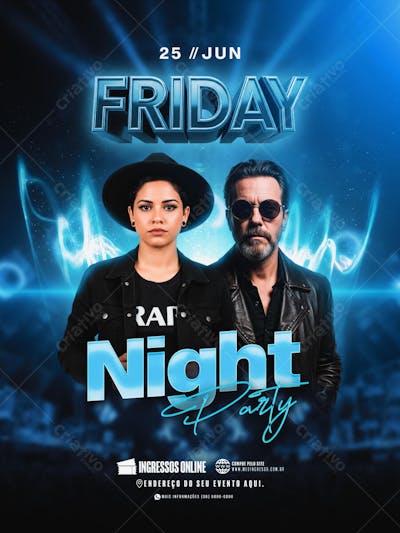 Flyer Friday Night Club