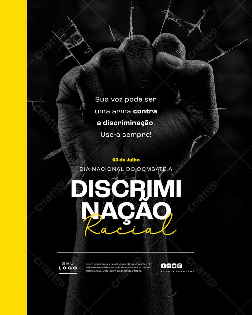 Dia Nacional do Combate a Discriminação Racial 3 de julho social media feed (5)