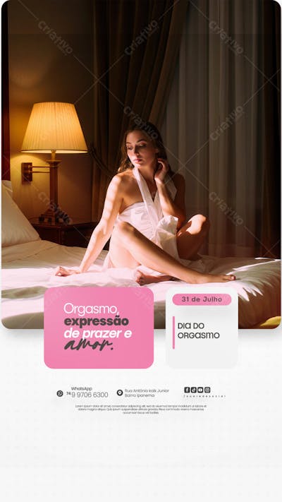 31 de Julho - Dia do Orgasmo - Flyer Social Media PSD Editável (36)