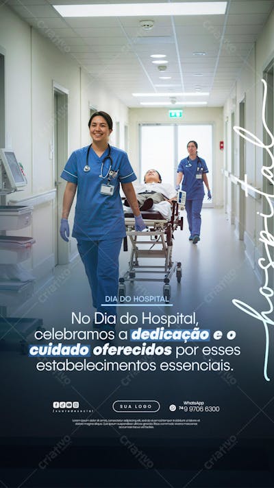01 de Julho - Dia do Hospital - Flyer Social Media PSD Editável (5)